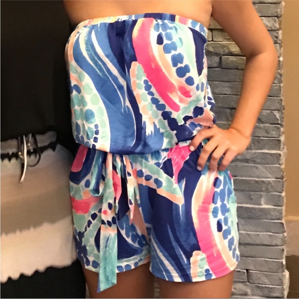 Lilly Pulitzer Strapless Romper